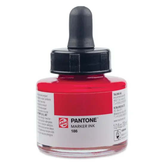Talens Pantone Marker Ink Refill - 186, 30 ml {1}