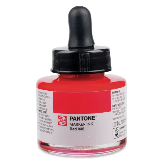 Talens Pantone Marker Ink Refill - Red 032, 30 ml {1}