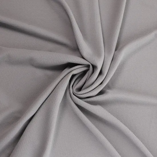 Solid 4 way Stretch Liverpool Bullet Fabric Gray {2}