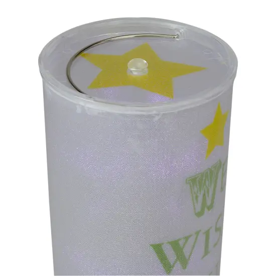 Midwest White Translucent Battery Operated Lighted Hanging Christmas Lantern 14" {4}