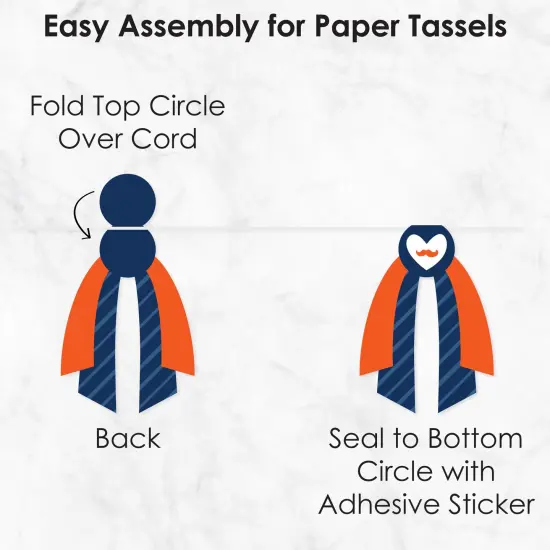 Big Dot of Happiness Happy Father's Day - DIY We Love Dad Party Pennant Garland Decoration - Triangle Banner - 30 Pieces {8}