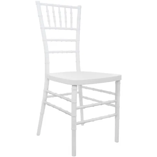 Emma and Oliver Resin Chiavari Chair White {1}