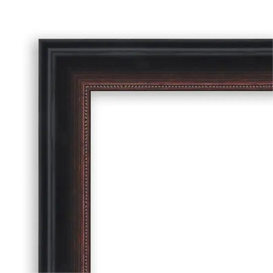 Salon Scoop Wood Framed Magnetic Board Salon Red Black {2}