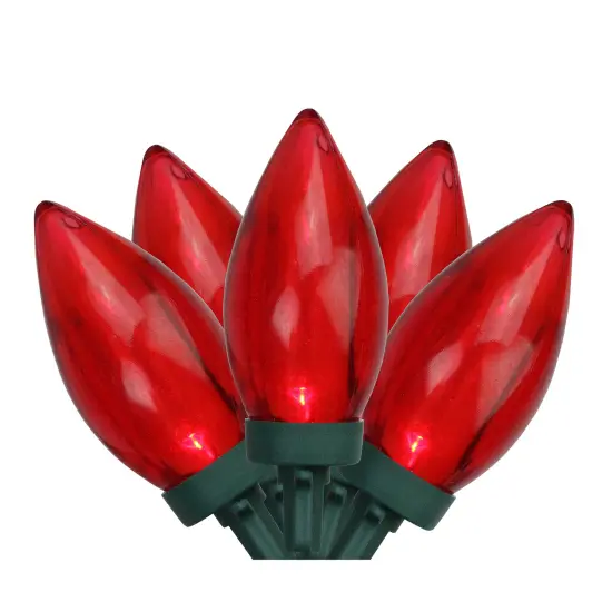 Northlight LED C9 Christmas Lights - Red - 16' Green Wire - 25ct {1}