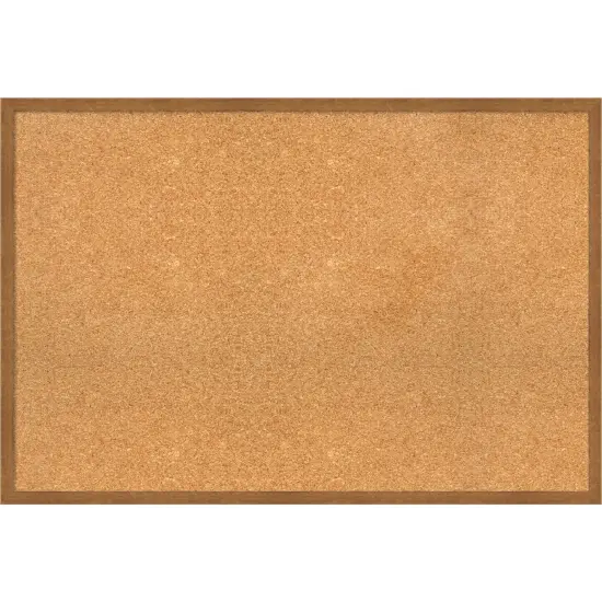Carlisle Narrow Wood Framed Corkboard, Natural Cork Carlisle Blonde {1}
