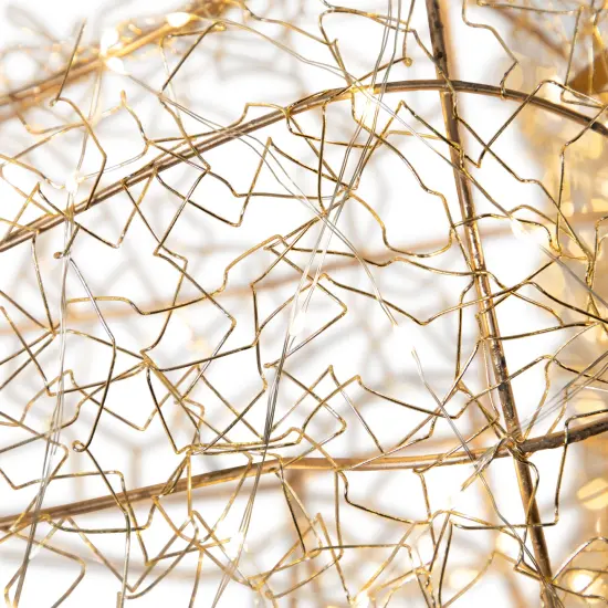 Northlight LED Lighted Twinkle Mesh Reindeer Outdoor Christmas Decoration - 37" - Set of 2 Gold {7}