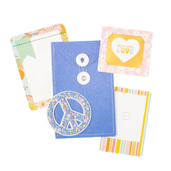 Jen Hadfield Flower Child Stationery Pack-W/Silver Holographic Foil {3}