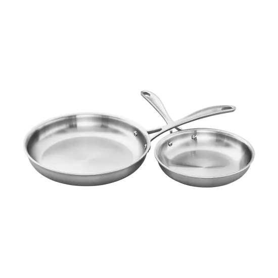 ZWILLING Spirit 3-ply 2-pc Stainless Steel Fry Pan Set {1}