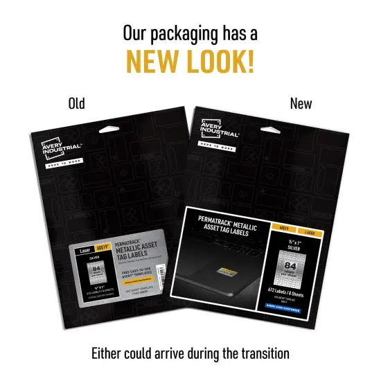 Avery PermaTrack Metallic Asset Tag Labels, 1/2" x 1", 672 Asset Tags (60519) {2}