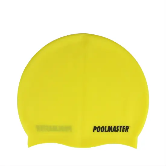 Swim Central 8.5" Yellow Unisex Adult Swim Cap for Swimming Pools and Spas {1}