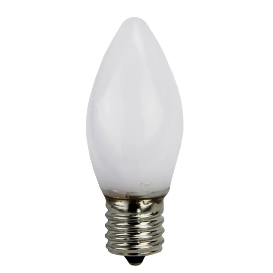 Sienna Opaque C9 LED Christmas Replacement Bulbs - White - Pack of 4 {1}