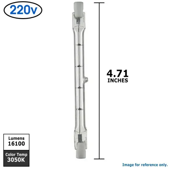 Ushio 1000738 - J220V-750WB1 119MM R7s-12 Double Ended Halogen Light Bulb {2}