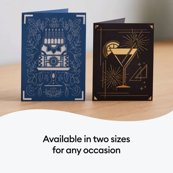 Cricut Joy Foil Transfer Insert Cards Royal Flush Sampler A2 | 8 Count {4}