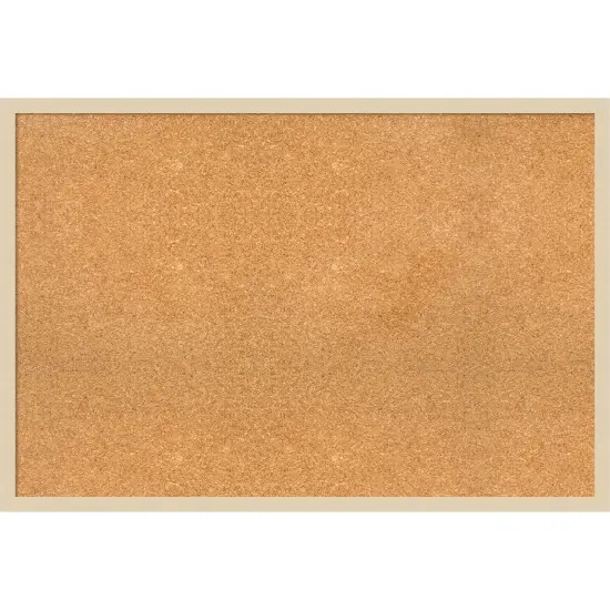 Svelte Wood Framed Corkboard, Natural Cork Svelte Natural {1}