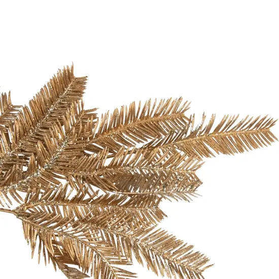 Northlight 26" Gold Pine Christmas Spray {3}