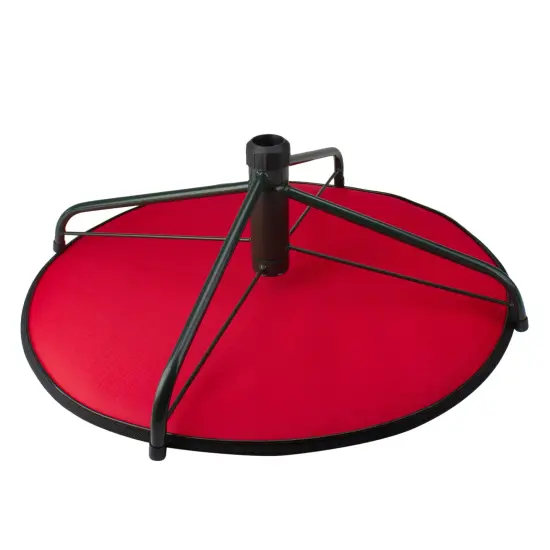 Simple Living Medium Premium Christmas Tree Mat - 22" - Red and Black {5}