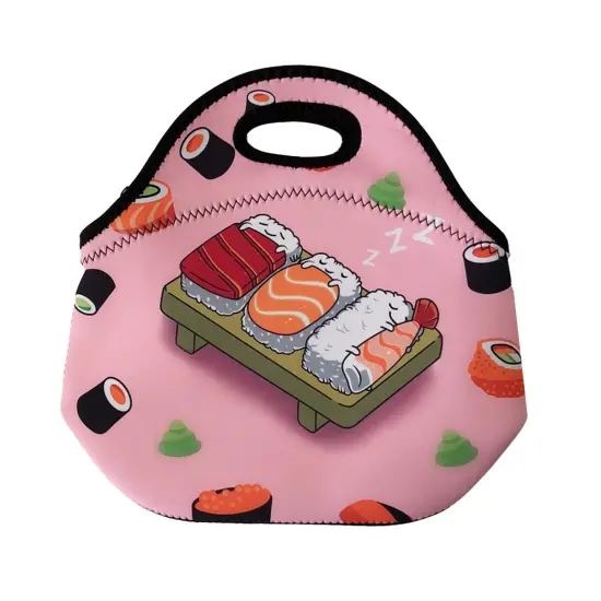 Wrapables Insulated Neoprene Lunch Bag Sleeping Sushi {1}