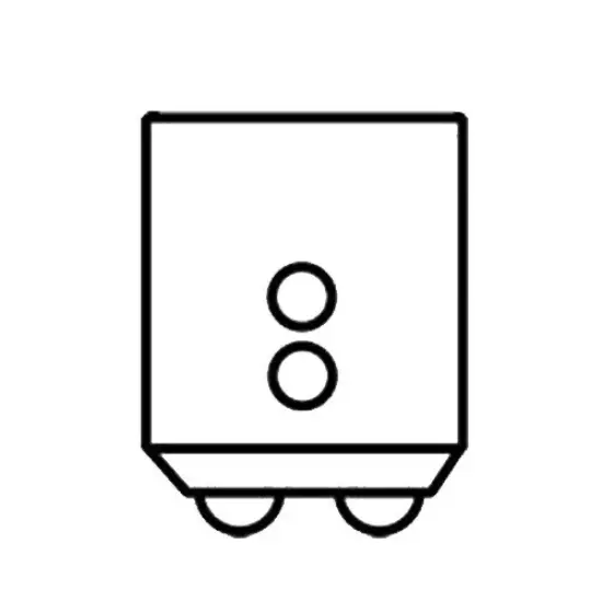 GE2057 - Long Life 27w 12.8v S8 Automotive Lamp - 2 Bulbs {5}