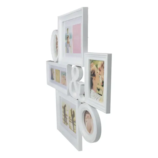 Northlight Multi-Sized Photo Collage Picture Frame - 27.75" - White {3}
