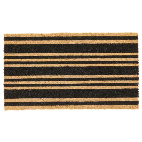 mDesign Welcome Entryway Doormat with Natural Fibers {1}