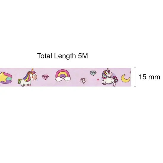 Wrapables Washi Masking Tape Unicorns {4}