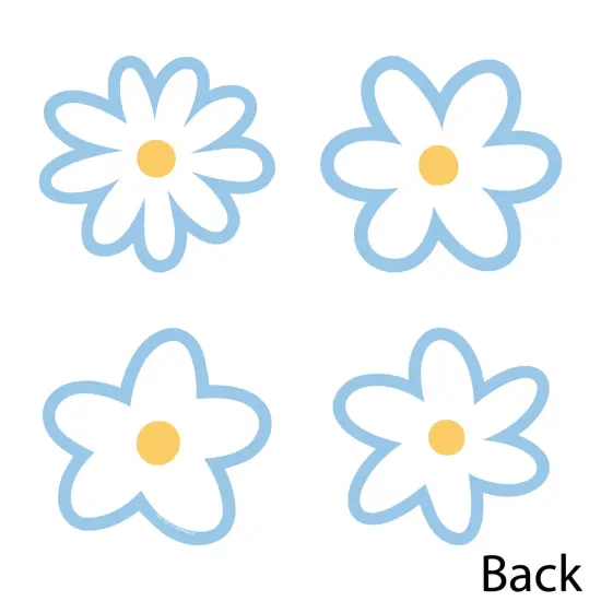 Big Dot of Happiness Blue Daisy Flowers - Decorations DIY Floral Party Essentials - Set of 20 {4}