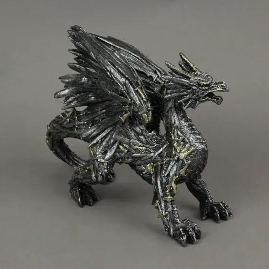 Dragon of Blades Decorative Fantasy Statue Home Decor Figurine Sword Sculpture {3}