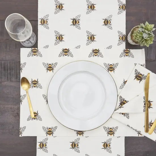 Bumble Bee Printed Cotton Kitchen Towel {3}