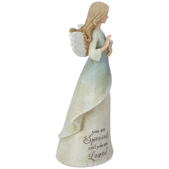 Roman Heavenly Blessings Collection "You are Loved" Angel Figurine - 8.5" Blue {5}