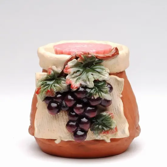 Ceramic Grape Tart Burner, Home D&eacute;cor, Gift for Her, Gift for Mom, Kitchen D&eacute;cor, Bathroom Decor, Vineyard Decor {3}