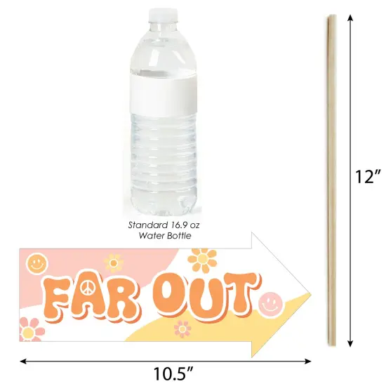 Big Dot of Happiness Funny Stay Groovy - Boho Hippie Party Photo Booth Props Kit - 10 Piece {4}