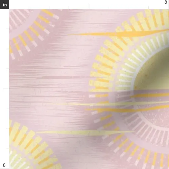 Various Fabrics by the Yard or Fat Quarter Dawn Sky Pastel Pink Yellow Clouds Cheerful Playful Delicate Romantic Custom Printed Fabric by Spoonflower {4}