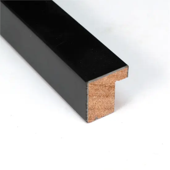 Svelte Wood Framed Corkboard, Natural Cork Svelte Noir Black {2}