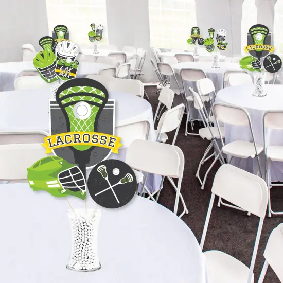 Big Dot of Happiness Lax to the Max Lacrosse Party Centerpiece Sticks Showstopper Table Toppers 35 Pieces {3}