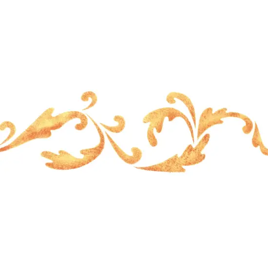 Scroll Wall Stencil | 3162 by Designer Stencils | Pattern Stencils | Reusable Stencils for Painting | Safe & Reusable Template for Wall Decor | Try This Stencil Instead of a Wallpaper | Easy to Use & Clean Art Stencil Pattern {2}