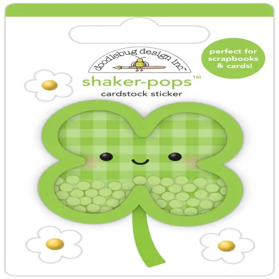 Doodlebug Shaker-Pops 3D Stickers-So Lucky {1}