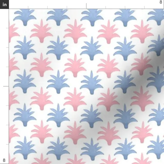 Various Fabrics by the Yard or Fat Quarter Watercolor Floral Small Scale Abstract Botanical Garden Bloom Custom Printed Fabric by Spoonflower {4}