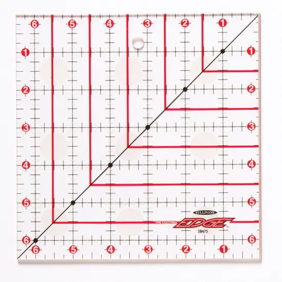The Cutting EDGE 6.5&Prime; x 6.5&Prime; Clear Ruler {1}