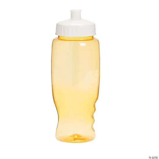 27 oz. Bulk 50 Ct. Clear Plastic Water Bottles Yellow {7}