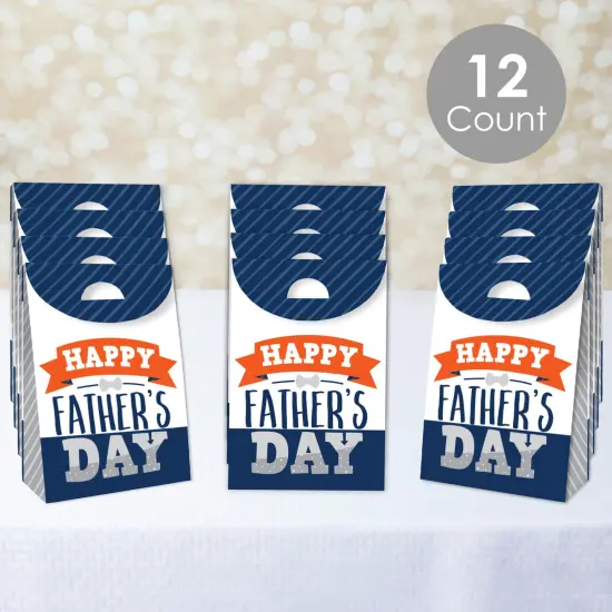 Big Dot of Happiness Happy Father's Day - We Love Dad Gift Favor Bags - Party Goodie Boxes - Set of 12 {3}
