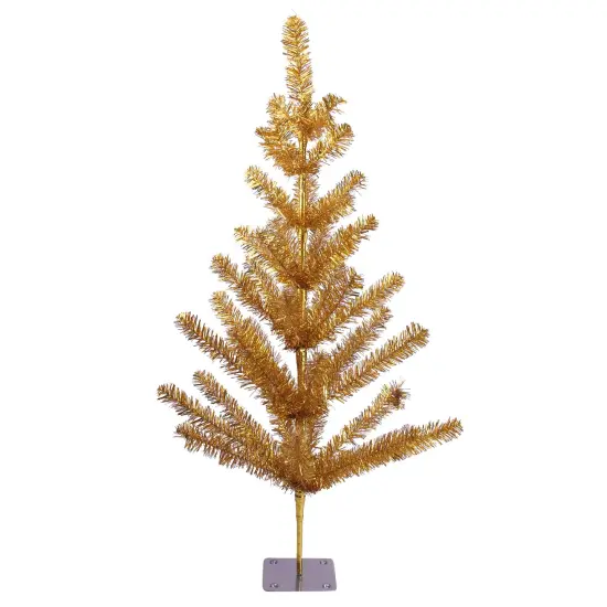 Northlight 3' Medium Gold Tinsel Twig Artificial Christmas Tree, Unlit {1}