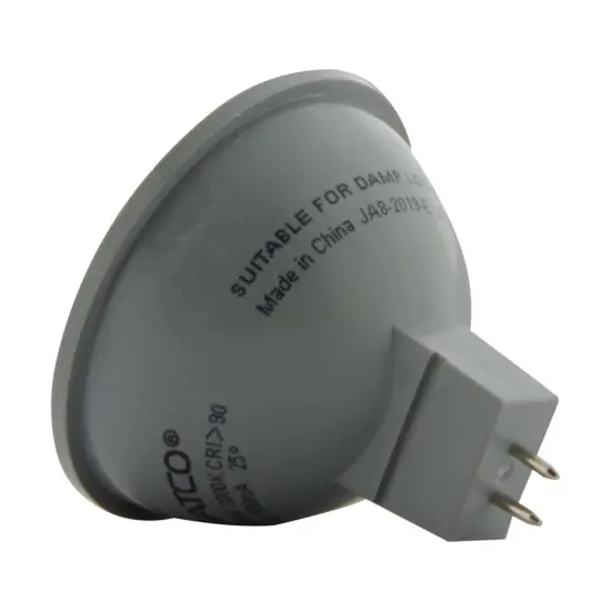 Satco 6w 24v LED MR16 Expanded Line 4000K 40 Degrees Beam GU5.3 Base - 50w-equiv Cool White {2}