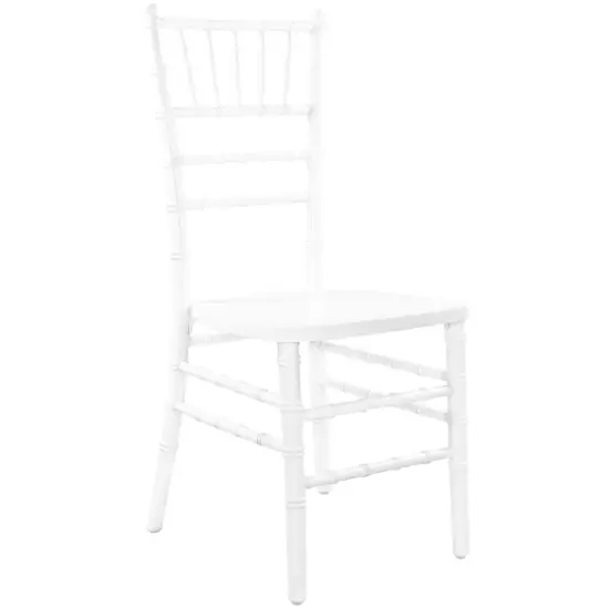 Emma and Oliver Wood Chiavari Chair White {1}