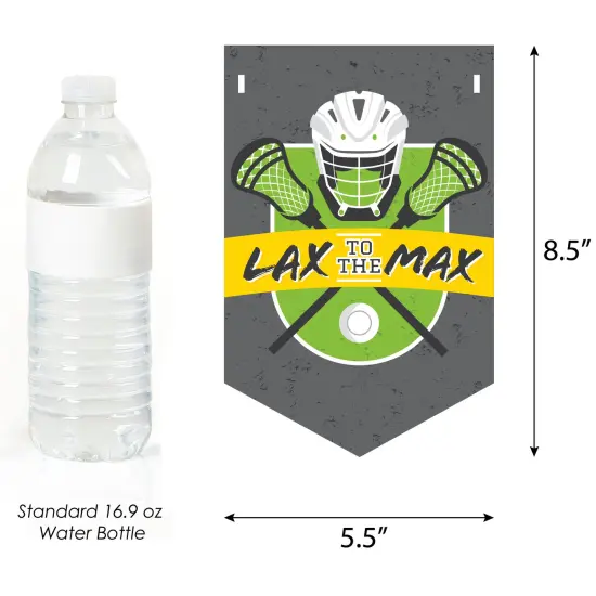 Big Dot of Happiness Lax to the Max Lacrosse Party Bunting Banner Party Decorations Lax to the Max Lacrosse {3}