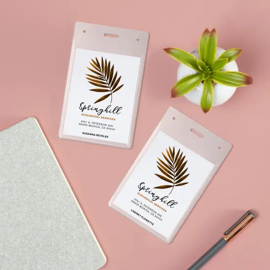 Avery Heavy Duty Badge Holders, 4" x 3", 25 Vertical ID Badge Holders (74472) {4}