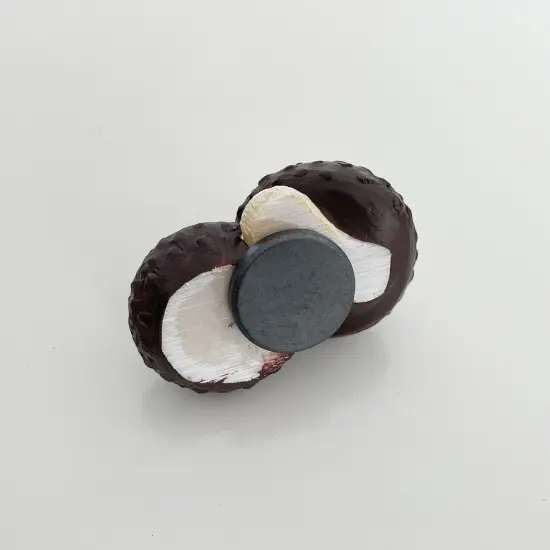 Wrapables 3D Resin Fridge Magnets, Food Simulation, Succulents, Famous Faces Refrigerator Magnets for Kitchen (Set of 5) Vegetables {5}