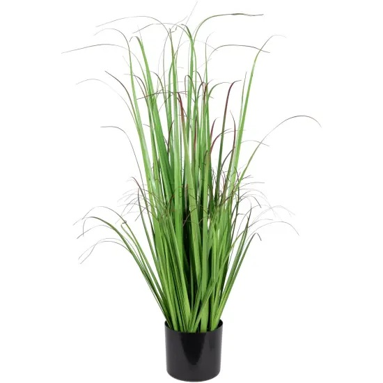 Northlight 40" Potted Artificial Green Onion Grass Plant {1}