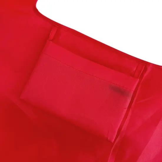 Wrapables Large & Small Foldable Tote Nylon Reusable Grocery Bags, Set of 2 Set of 2, Red {4}