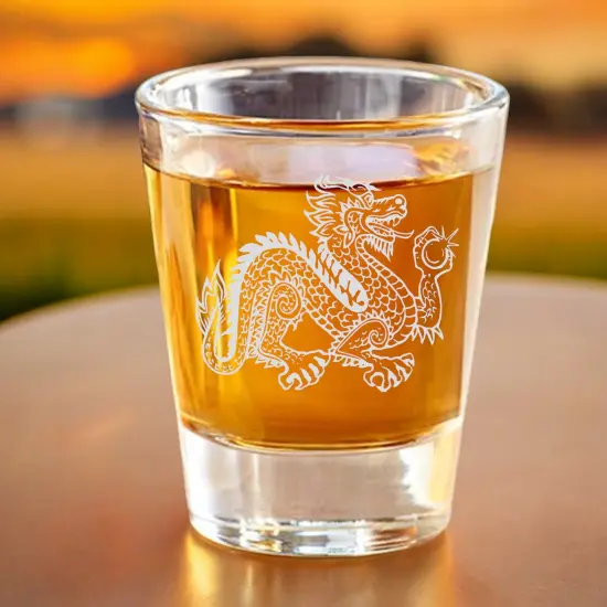 2oz Dragon two Shot glass {5}