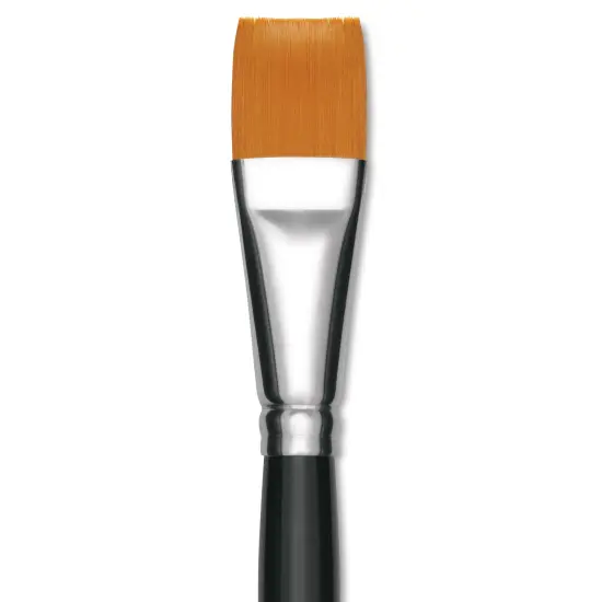 Utrecht Synthetic Sablette Brush - Short Handle, Wash, Size 1" {1}